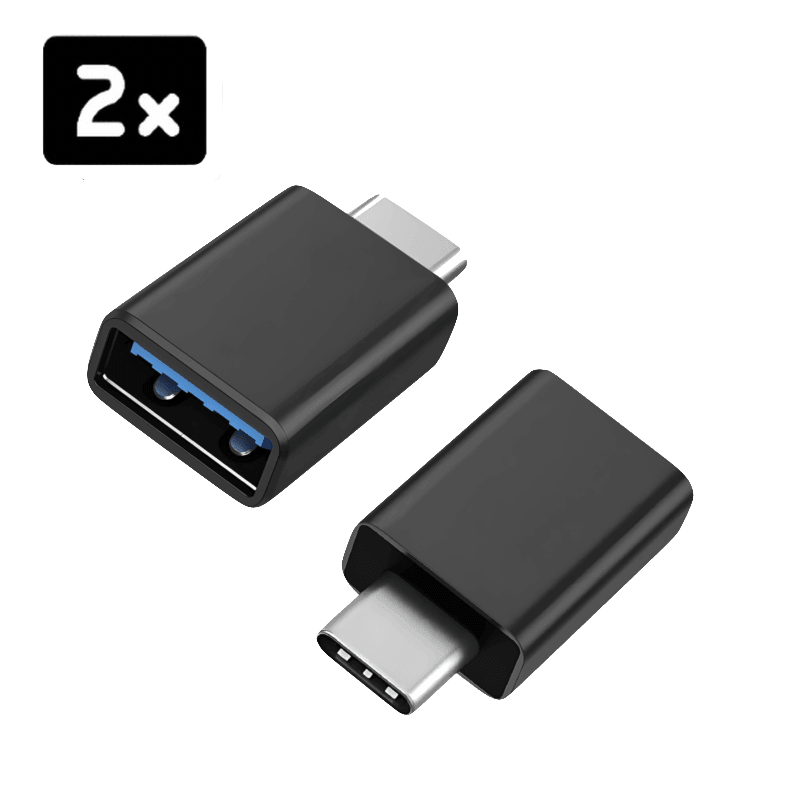 Rolio USB-C Adapter - 2 Stuks - USB-C naar USB-A - Rolio