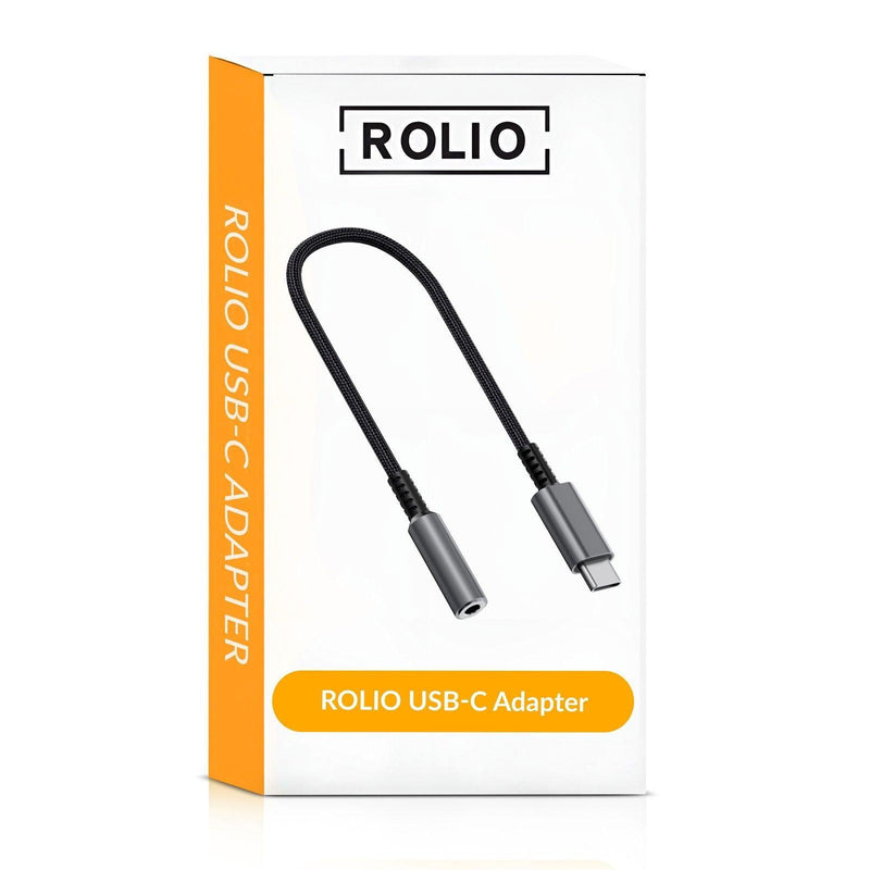 Rolio USB C Adapter - USB-C naar Aux Jack - 3.5mm - Rolio