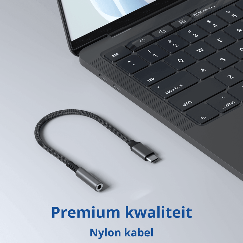 Rolio USB C Adapter - USB-C naar Aux Jack - 3.5mm - Rolio