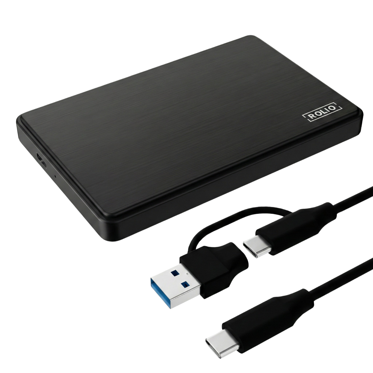 Rolio Externe Harde Schijf - USB 3.0 - USB C - 750GB Opslag - 1Gbps