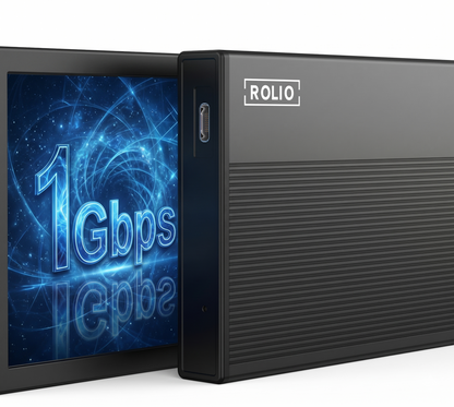 Rolio Externe Harde Schijf - Pro - USB 3.0 - USB C - 1TB Opslag - 1Gbps