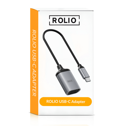 Rolio USB C Adapter - USB-C to VGA adapter