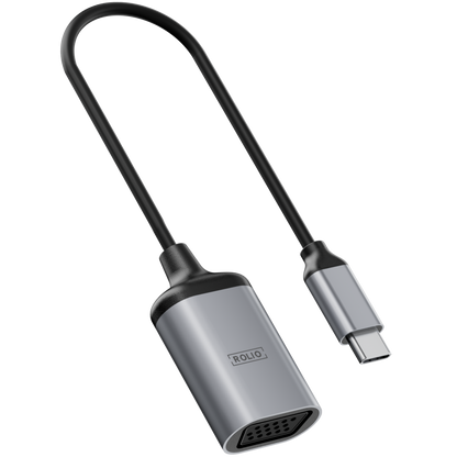 Rolio USB C Adapter - USB-C to VGA adapter