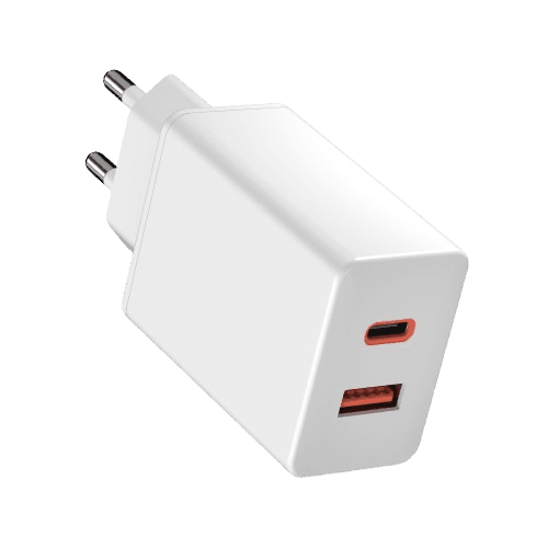 Rolio Oplader 45W - 1x USB C - 1x USB A - Snellader - Rolio