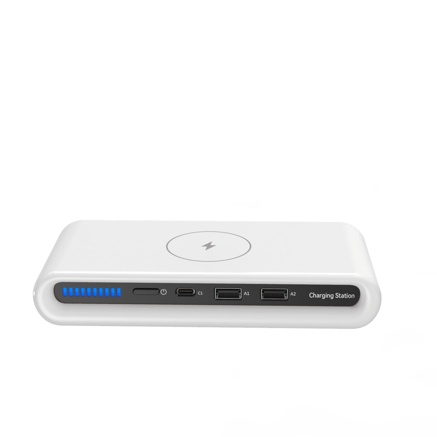 Rolio Draadloze Oplader - Oplaad Station - Bedraad & Draadloos - Snellader Qi - Universeel - Rolio