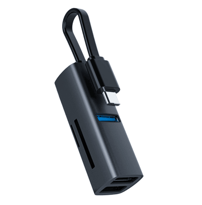 Rolio USB-C Adapter - 5 in 1 - SD/TF Kaartlezer - 3x USB 3.0 - Rolio