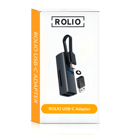 Rolio USB-C Adapter - 5 in 1 - SD/TF Kaartlezer - 3x USB 3.0 - Rolio